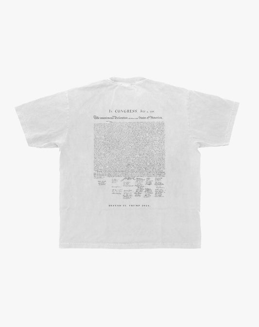 Constitution Tee - White