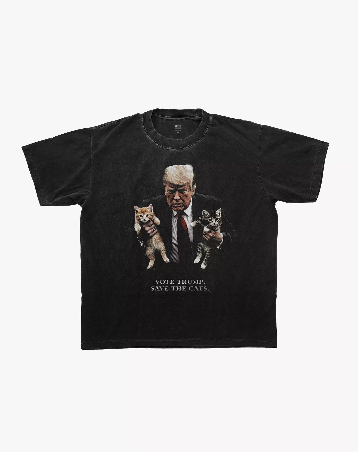 Save The Cats Tee - Black